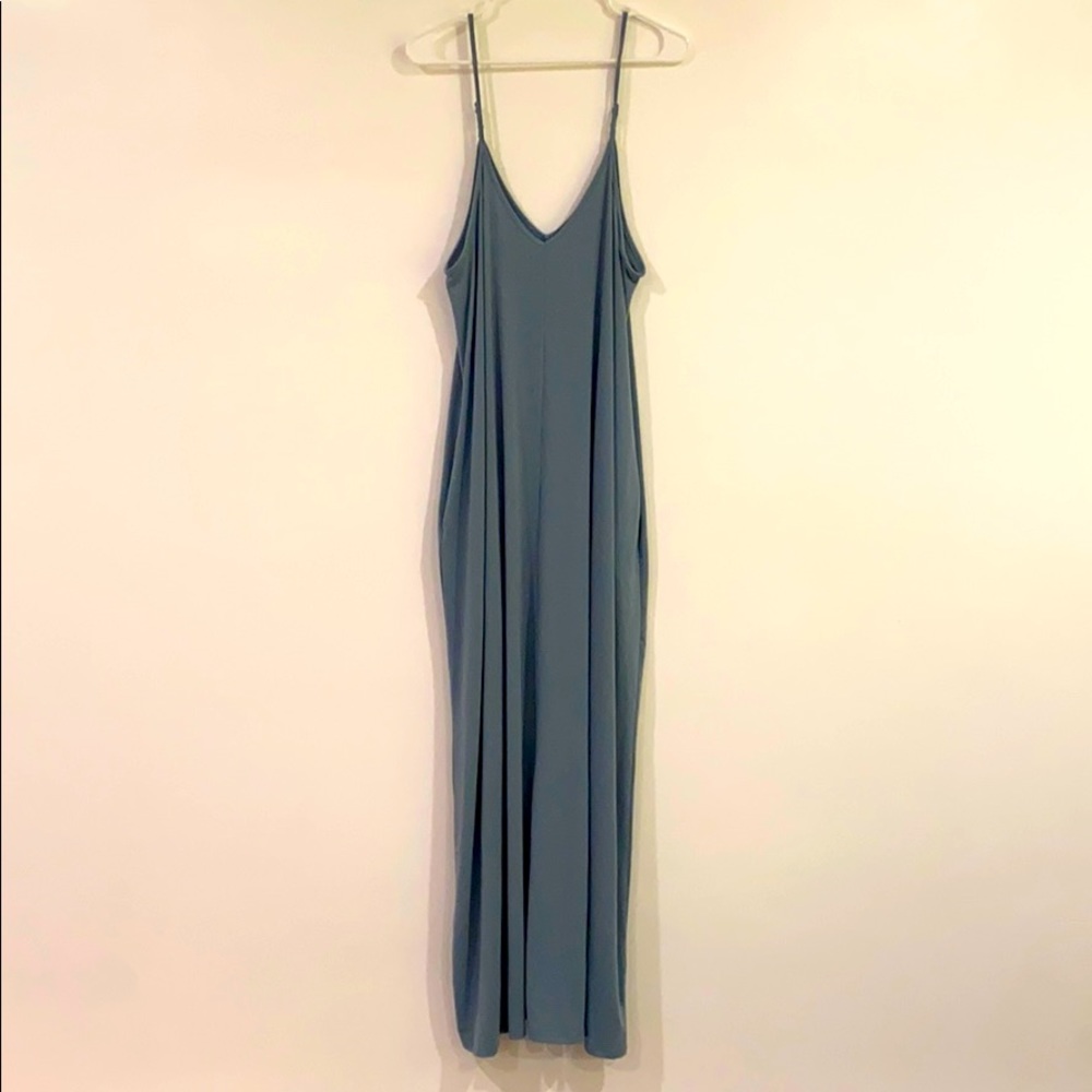 Super soft blue maxi dress